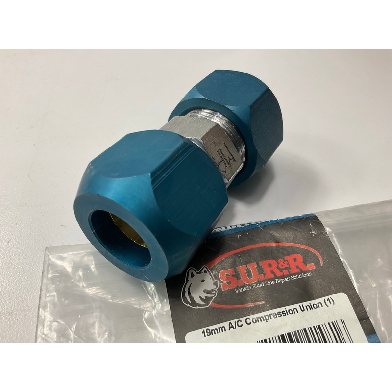 SUR-R Auto Parts AC19M 19mm A/C Compression Union