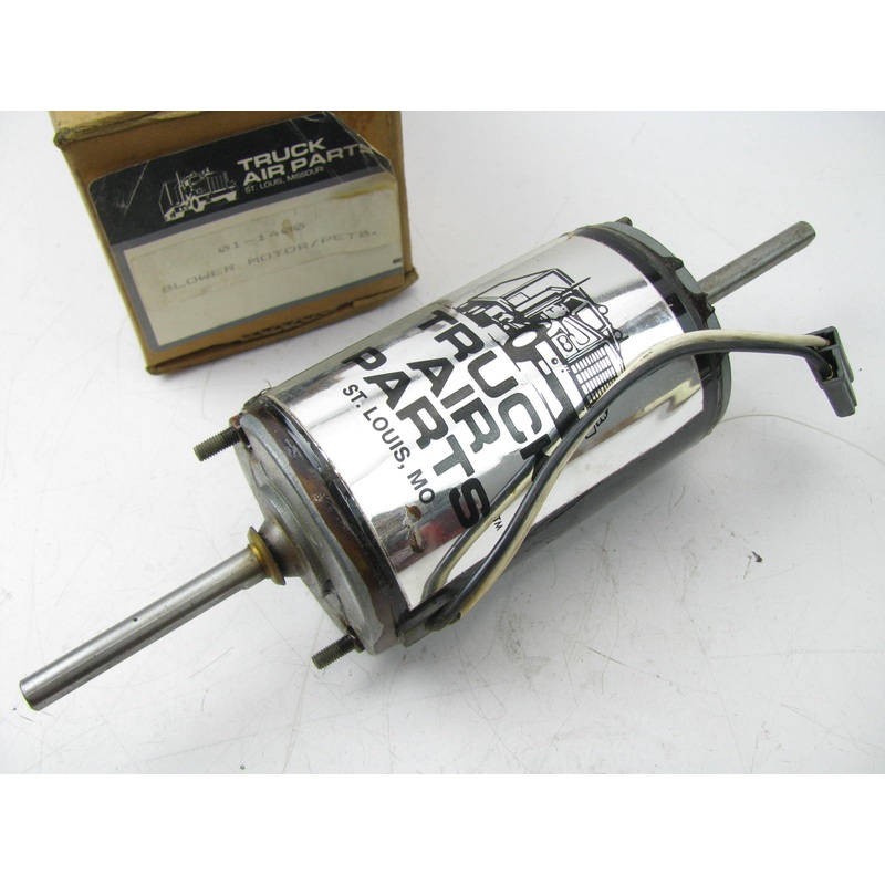 Truck Air Parts Double Shaft Blower Motor 12V Single Speed For Peterbilt Trucks