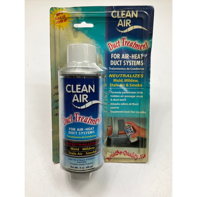 Valterra TM22162 Clean Air Freshener HVAC A/C Air Duct Treatment Spray, 3 Oz