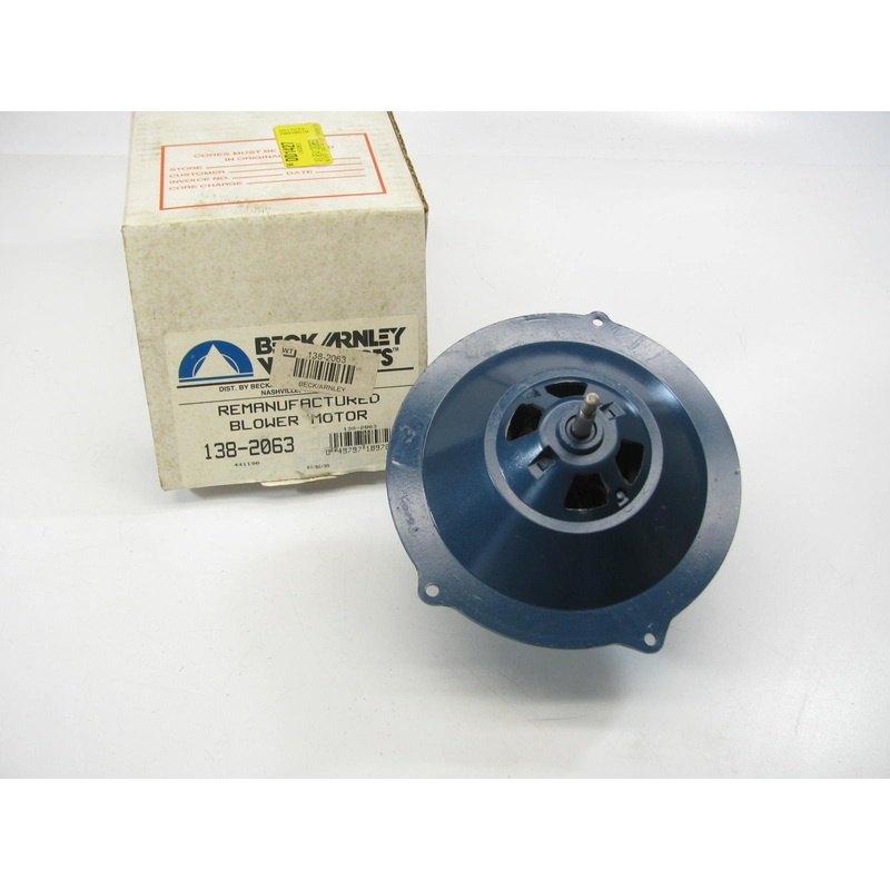 Reman Beck/Arnley 138-2036 HVAC Blower Motor for 85-92 Volkswagen Jetta Golf