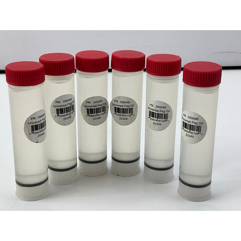 NEW UNBOXED - (6) UView 399046 Universal PAG 46 Oil Cartridges, 1 Oz Each