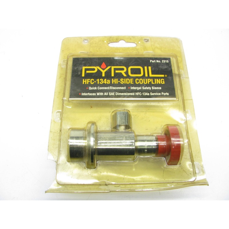 Pyroil 2315 HFC-134a Hi-Side Coupler Coupling, High Side A/C Service Coupler