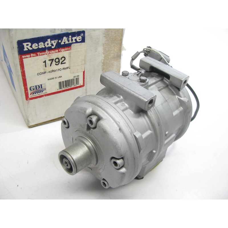 Ready Aire 1792 Remanufactured 10PA17C  A/C Compressor W/O Clutch