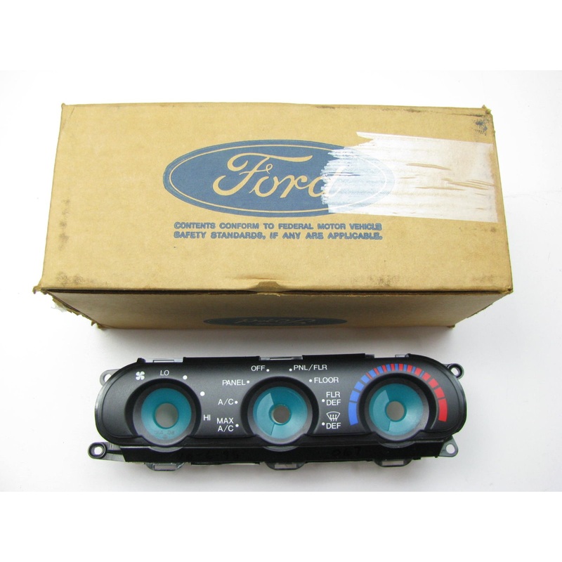 New OEM Ford F5RZ-19980-C HVAC A/C Control Face Plate 1995-1997 Mercury Mystique