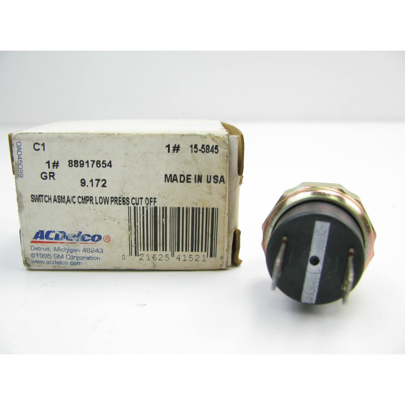 Acdelco 15-5845 A/C Pressure Swith / Cut-Off Switch - 88917654