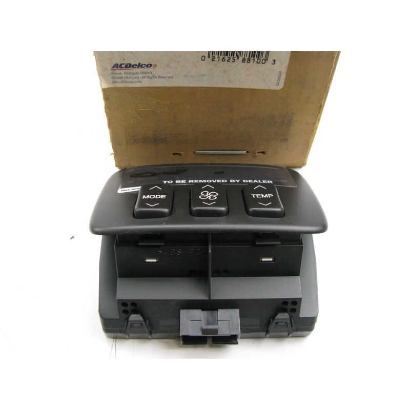 Acdelco 15-72600 HVAC Temperature Control Panel For 2000-2005 Cadillac DeVille