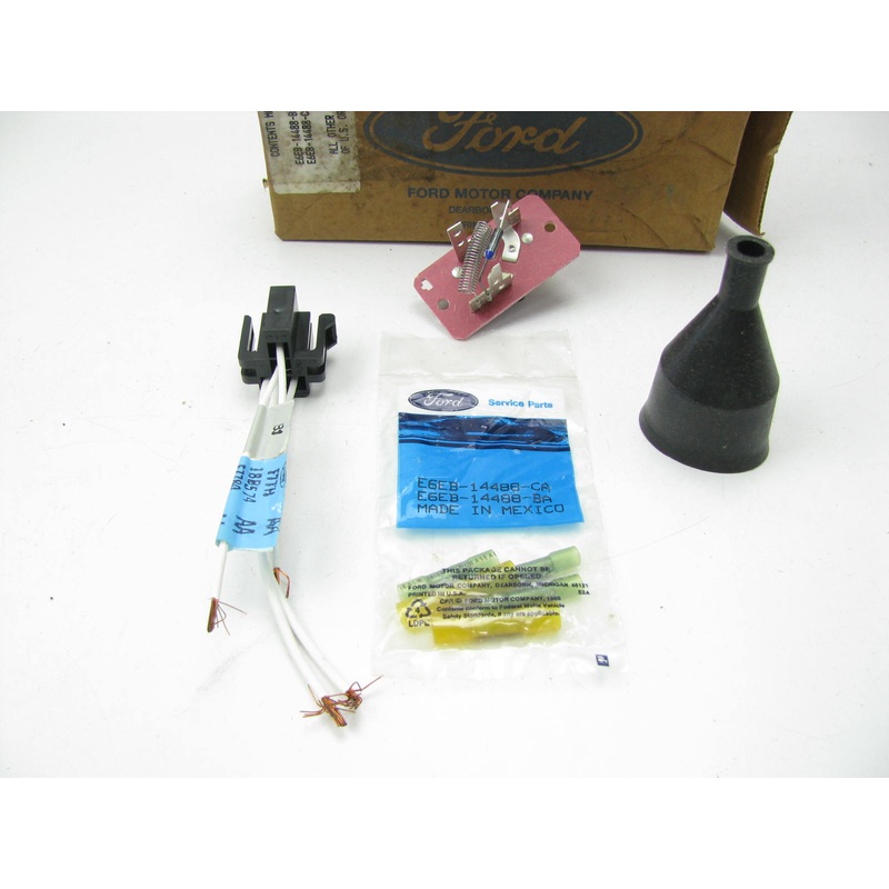 NEW - OEM Ford F57Z-19A706-CA A/C Blower Motor Resistor Repair Kit