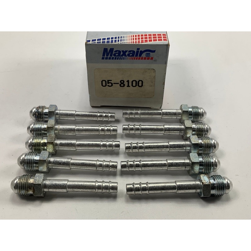 (10) Max Air 05-8100 A/C Fitting, 3/8'' X #6 Hose Size, Male Flare