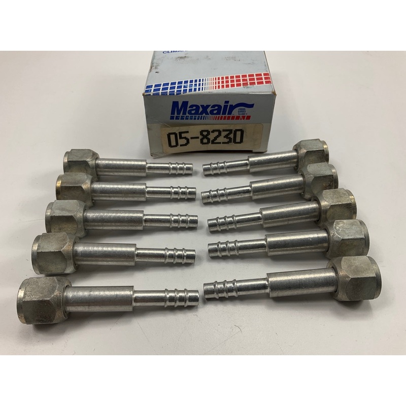 (10) Max Air 05-8230 A/C Fitting, 1/2'' Fitting Size, #6 Hose Size, Female Flare