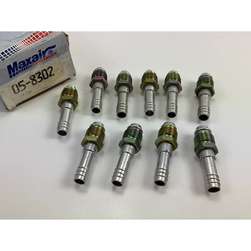 (10) Max Air 05-8302 A/C Fiting, 5/8'' X #10 Hose Size, Male O-Ring