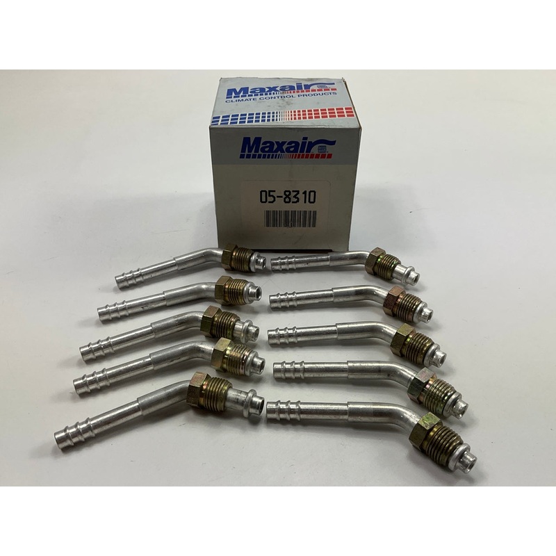 (10) Max Air 05-8310 A/C Fitting, 3/8'' X #6 Hose Size, Male O-Ring, 45 Degrees