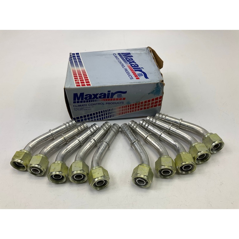 (10) Max Air 05-8441 A/C Fitting, 1/2'' X #10 Hose Size, Female O-Ring, 45 Degree