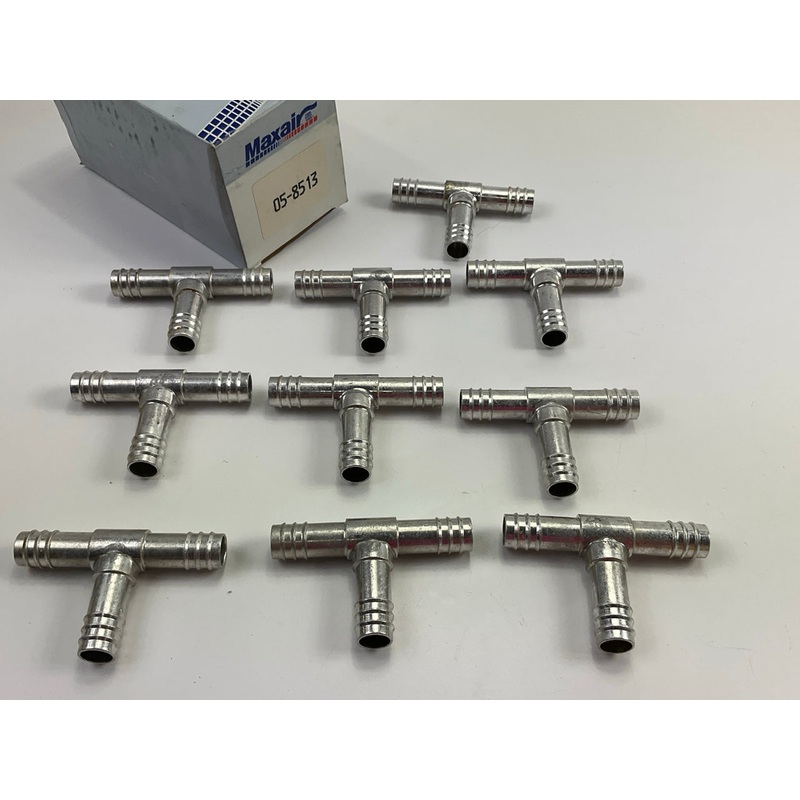 (10) Max Air 05-8513 A/C Fitting, #12 Hose Size, Tee Type Splicer