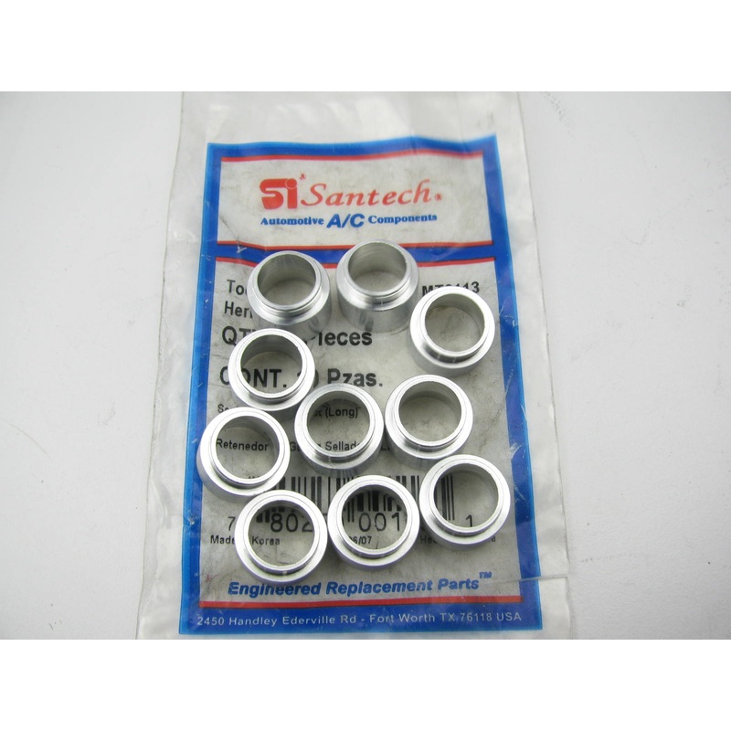 (10) Santech MT0113 A/C Compressor Manifold Long Seal For GM / Harrison