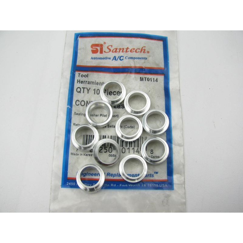 (10) Santech MT0114 A/C Compressor Seal For GM / Harrison Manifolds