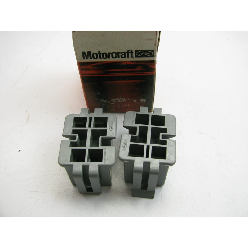 (2) Motorcraft YH-316 ATC Relay Wiring Connector Sleeve For 19D671 - D7OZ14489A