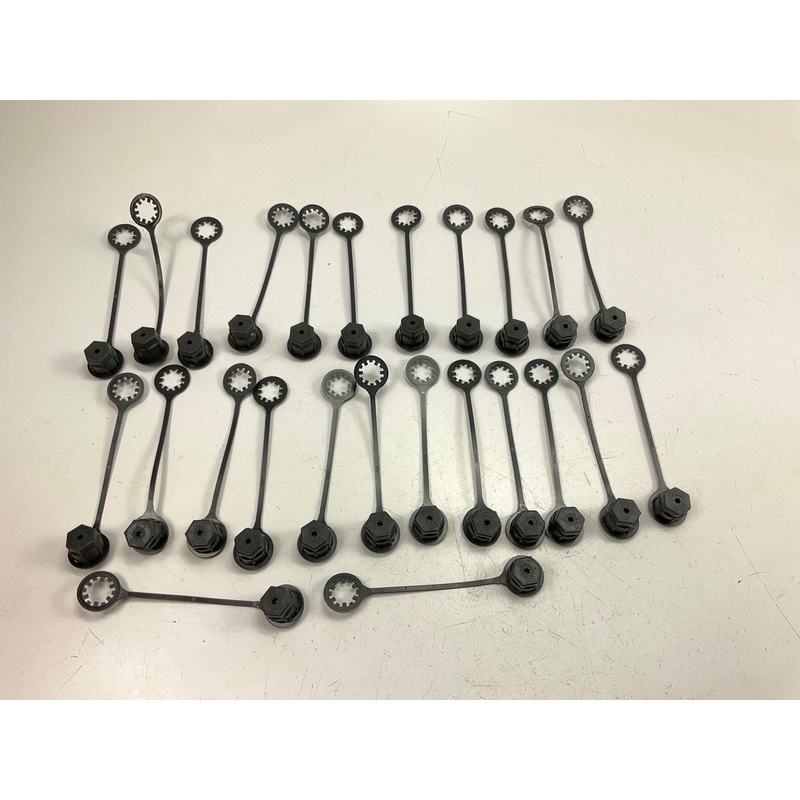 (25) PCS - A/C Charge Port Service Cap M8x1.0 Short Thread Fit MT6075