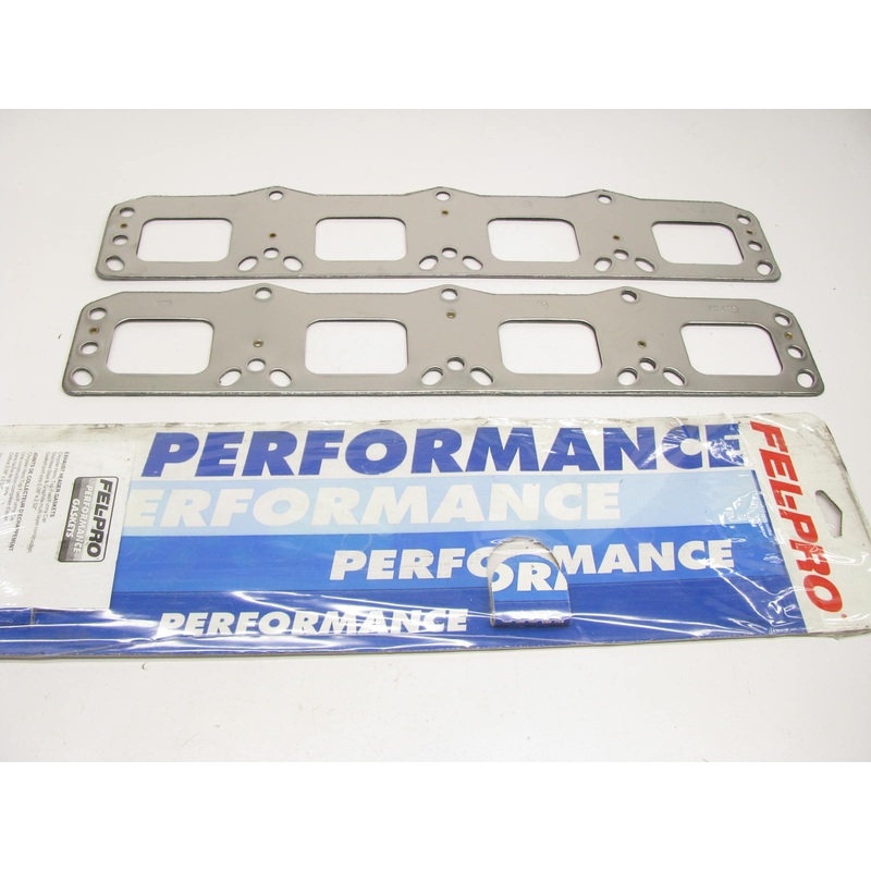 Fel-pro Performance 1418 Exhaust Gasket Set For Hemi Rectangular  Port