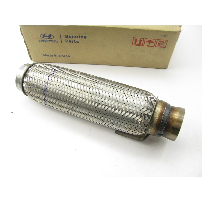 Flexible 2.5'' Exhaust Connector Tube Pipe - 12'' Long OEM For Hyundai 2863038000