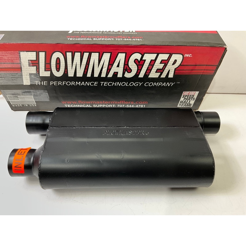 Flowmaster 42583 80 Series Cross-flow Muffler 2.5'' Offset In 2.5'' Dual Out