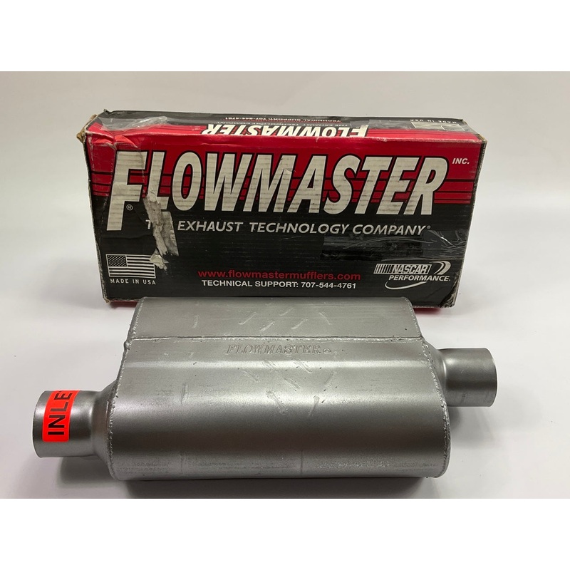 Flowmaster 942541 40 Series Delta Flow Muffler, 2.5'' In / Out, 19'' Overall Long