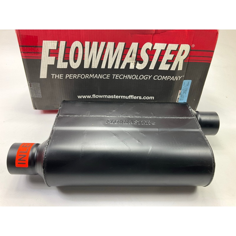 Flowmaster 942543 Delta Flow 40 Series Exhaust Muffler, 2-1/2'' In / Out, BLACK