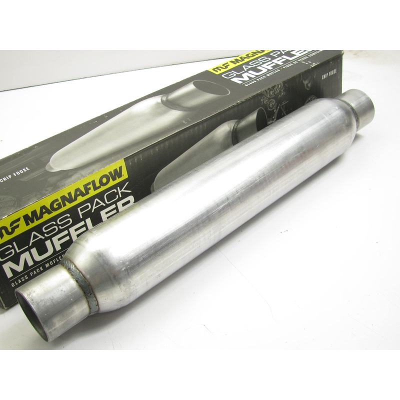 MagnaFlow 18125 Glasspack Aluminized Steel Muffler 2-1/4'' Inlet,  2-1/4'' Outlet