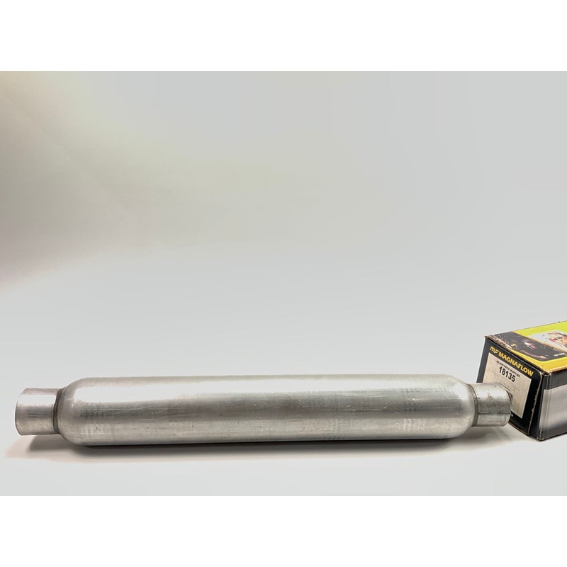 Magnaflow 18135 Glass Pack Aluminized Exhaust Muffler 2-1/4'' Inlet / Outlet, 26''