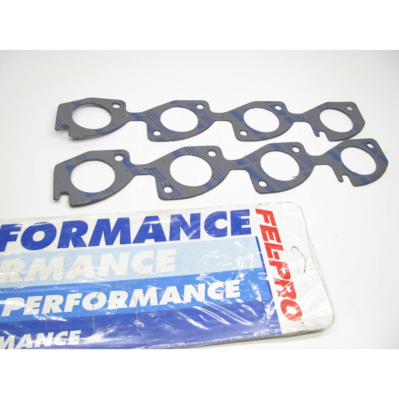 Fel-pro 1456 Exhaust Header Gaskets For Chevrolet SBC Splayed 1.937'' Port