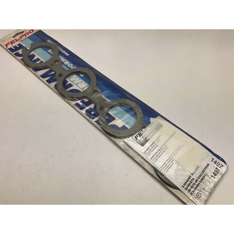 Fel-Pro 1497 Exhaust Header Gasket Set Chevrolet BBC HTA 2.285'' Round Port