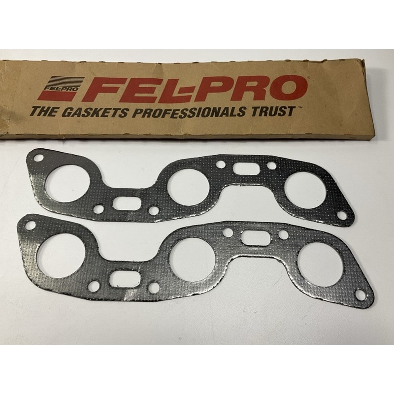 Fel-pro Exhaust Manifold Gasket Set For Nissan Z31 3.0L V6 VG30, 1986-94 D21 V6