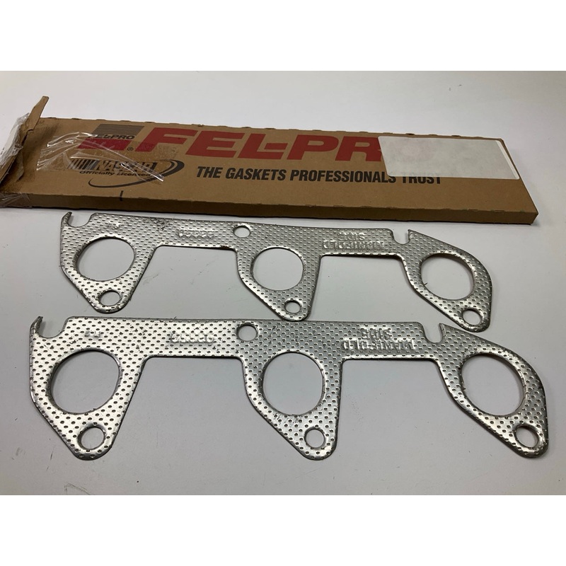 Fel-pro MS93850 Exhaust Manifold Gasket Set For 86-95 Ford 3.0L V6