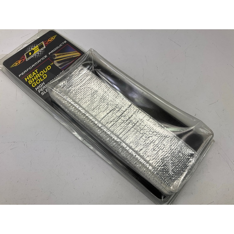 DEI Heat Shroud Gold 0.5''-1.25'' (1/2'' To 1-1/4'') ID X 3 Feet Hight Temp Sleeving