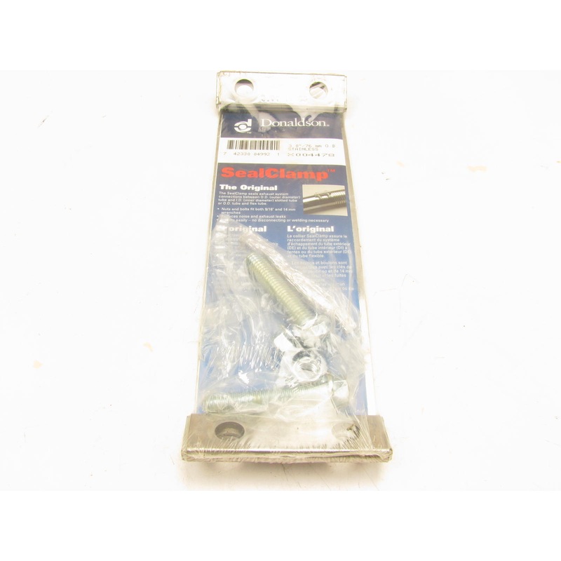 Donaldson X004478 3'' Flat Band Seal Clamp Stainless Steel 76mm