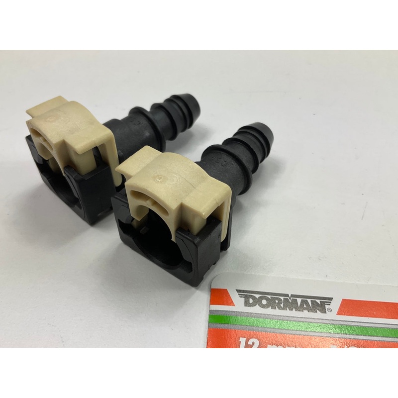 Dorman 800-435 12 Mm Nylon Fuel Vapor Connector, Straight To 1/2'' Barbed, Pair
