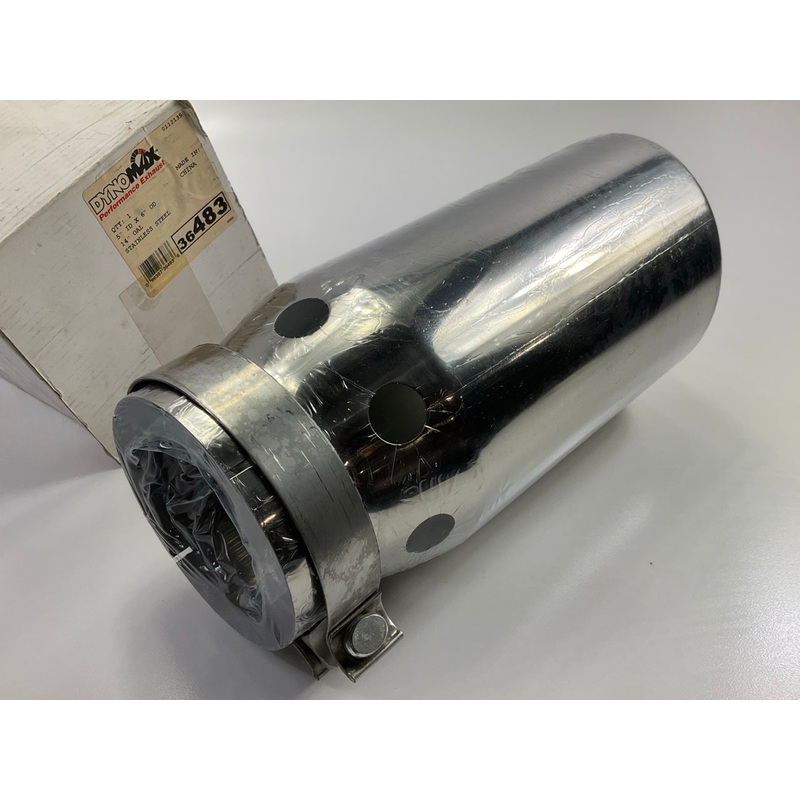 Dynomax 36483 Slant Cut DPF Cooling Exhaust Tip (Polished), 5'' Inlet, 6'' Outlet