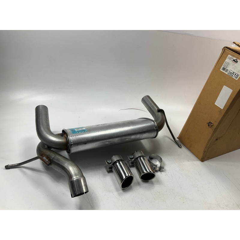 Dynomax 39510 Super Turbo Dual Exhaust System For 2007-2017 Jeep Wrangler