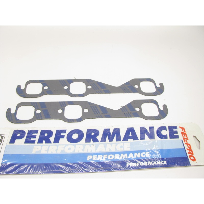 Fel-pro 1402 Performance Exhaust Gasket Set 1978-92 Chevy V6 Square Port