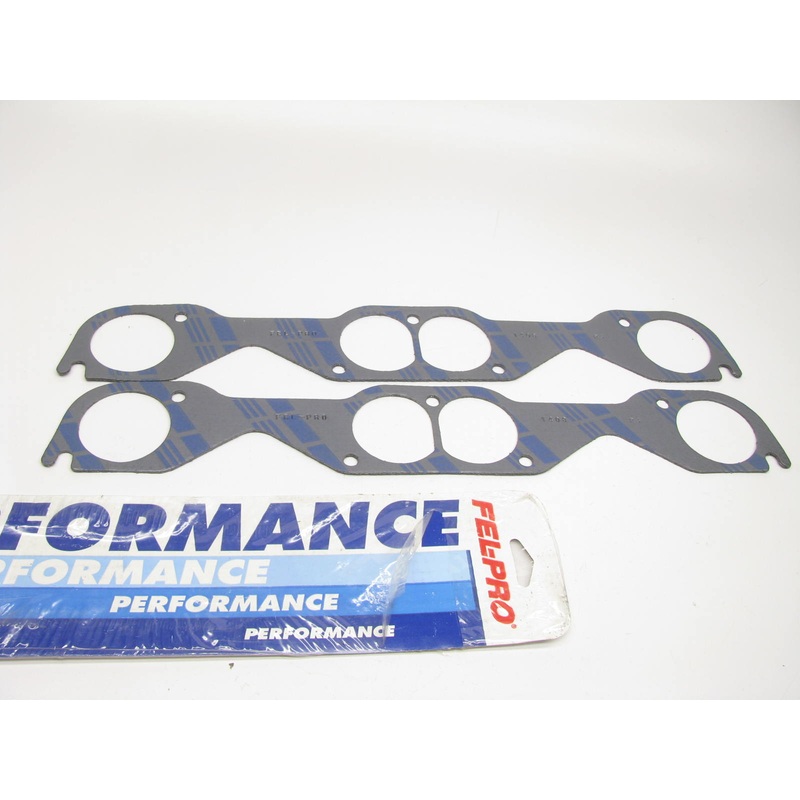 Fel-pro 1408 Header Exhaust Gaskets 2.19'' Round Port SBC Chevy Small Block