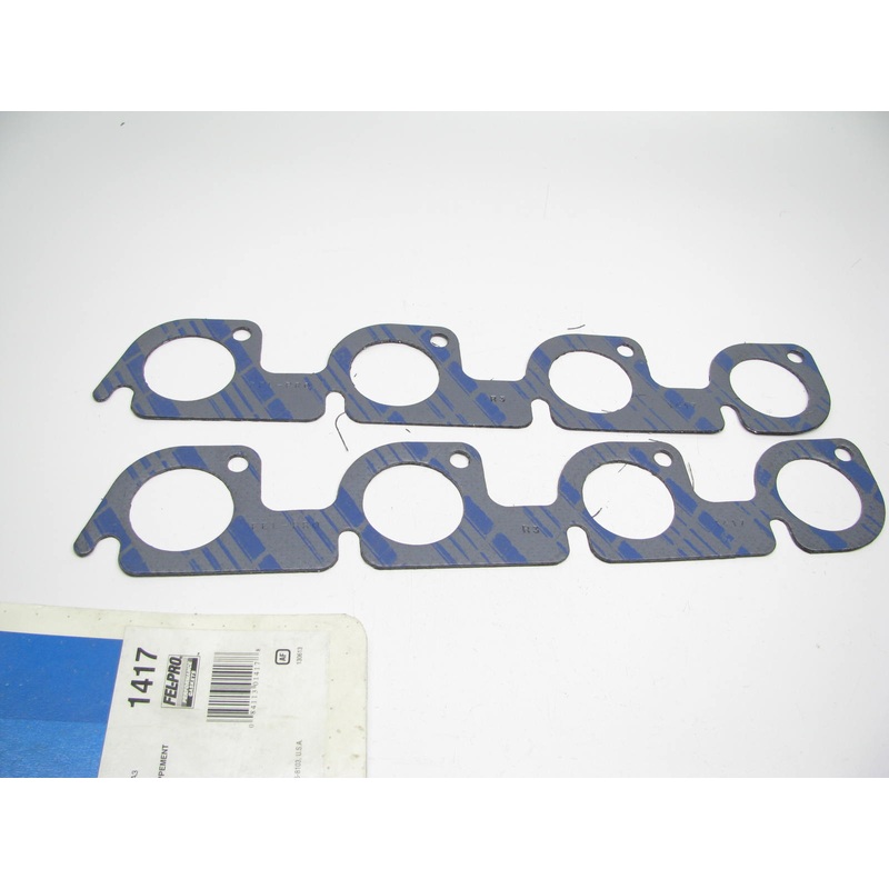 Fel-pro 1417 Exhaust Manifold Gasket Set Ford Windsor Small Block SVO  1.94''port