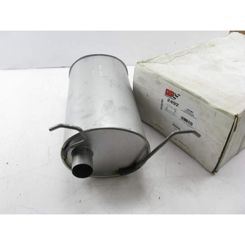 Ap Exhaust 2492 Universal Fit Exhaust Muffler - 2'' Inlet / Outlet X 18'' Long