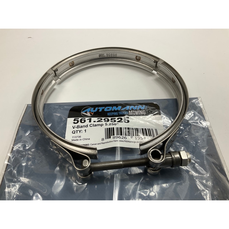 Automann 561.29525 Turbo V-Band Clamp 5.25'' Stainless Steel