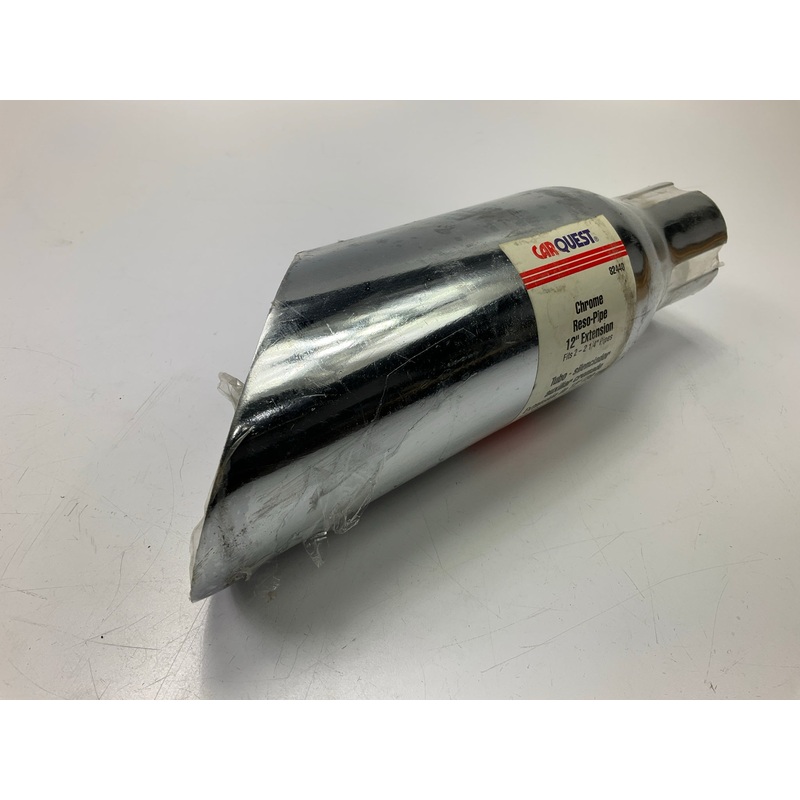Carquest 82440 Chrome Reso-Pipe 12'' Exhaust Extension Tip, For 2''-2-1/4'' Pipes