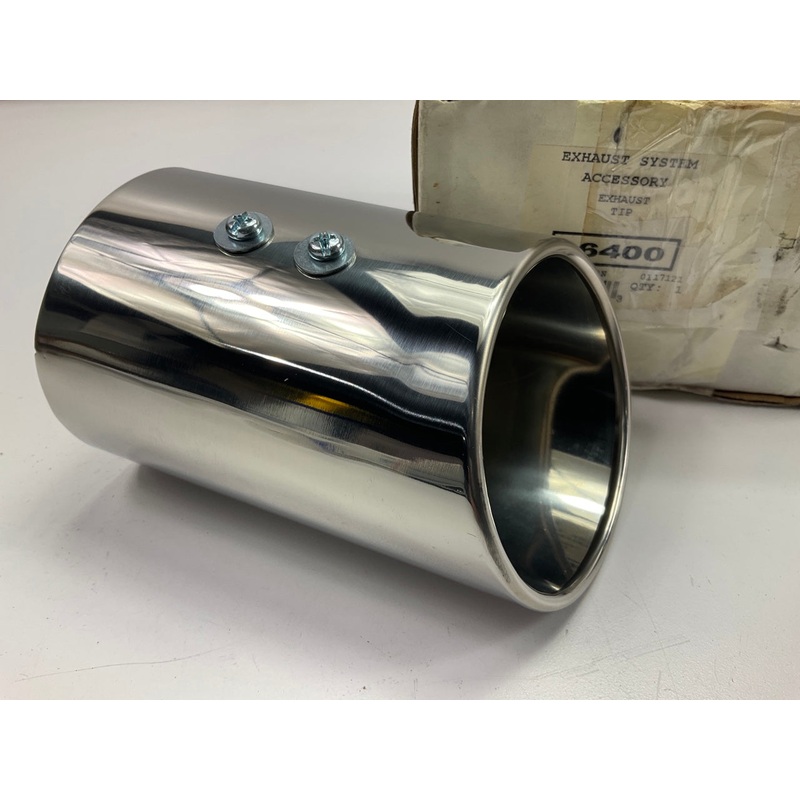 Walker 36400 2-3/4 Inch Inlet Oval Exhaust Chrome Pipe Tip 2.75''