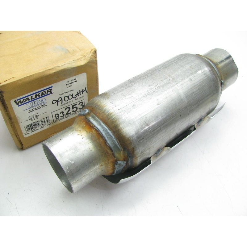 Walker 93253 Universal EPA Compliant Catalytic Converter 2.50'' Inlet/Outlet