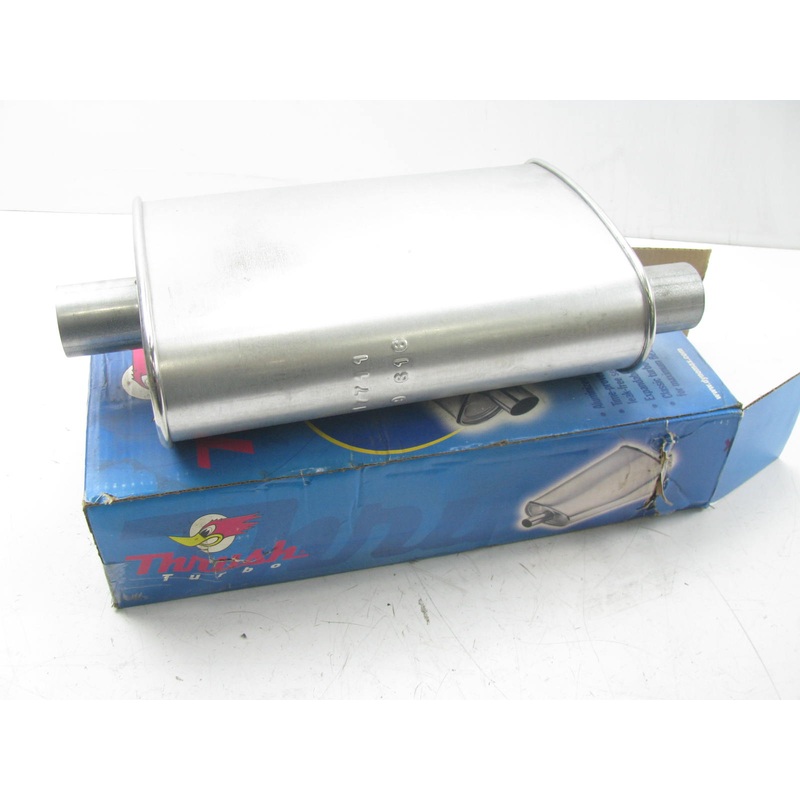 Thrush 17711 Performance Exhaust Muffler - 2'' Inlet / Outlet, Offset