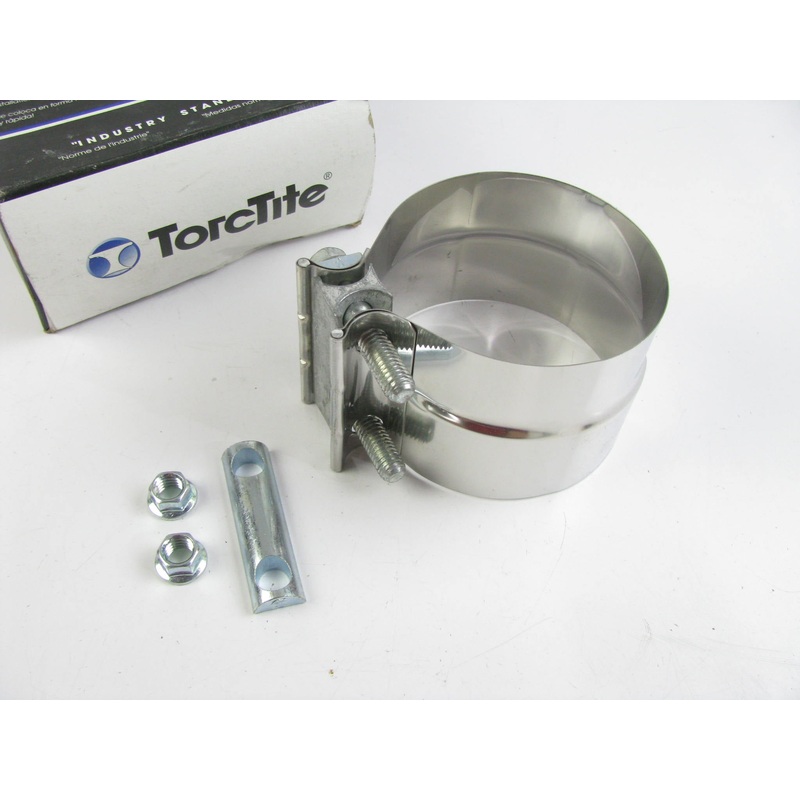 Torctite 89527B 4'' Stainless Flatband Exhaust Band Clamp