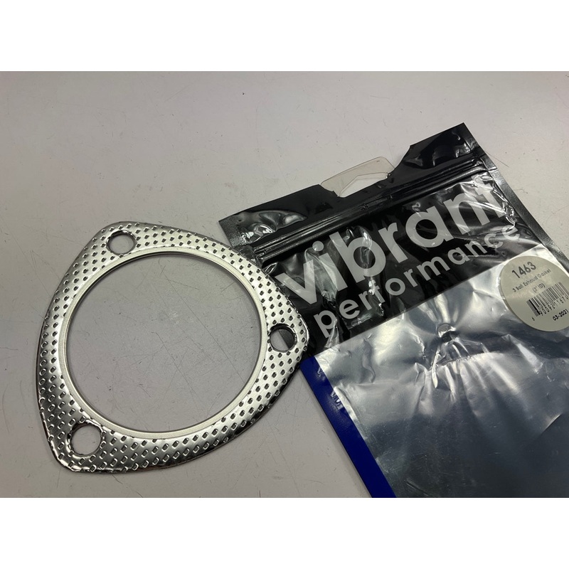 Vibrant 1463 3-Bolt 3'' I.D. High Temperature Exhaust Gasket (Graphite)