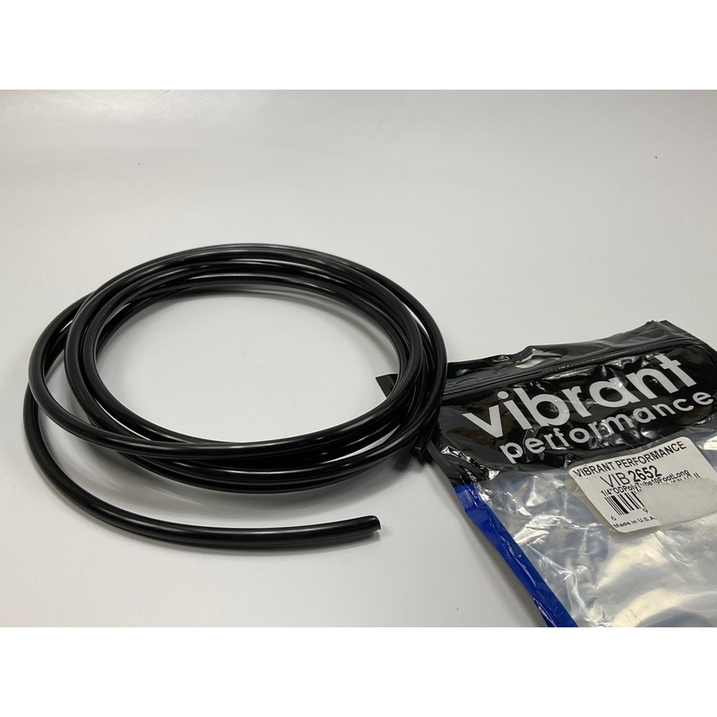 Vibrant 2652 Black 6mm 10' Silicone Vacuum Hose Tubing (10 Feet, 6mm)