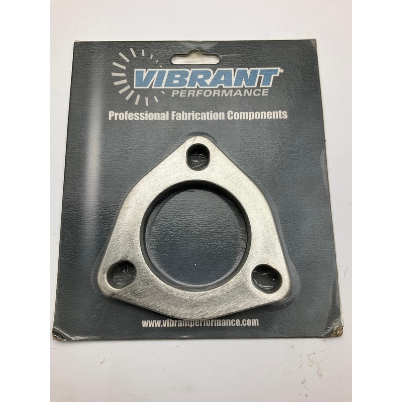 Vibrant Performance 1481S 3-Bolt Stainless Steel Exhaust Flange; 2.25'' ID